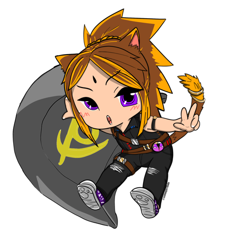 First Chibi I created, is also for my Wifey ^^
