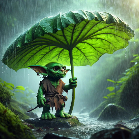 once upon a goblin in the rain