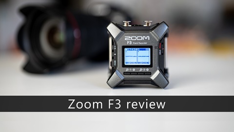 Zoom F3 review after a month of use