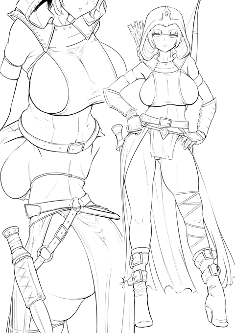 WIP, Sexy Thief/Assassin type