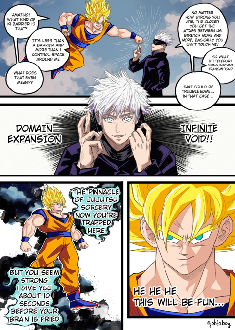 Goku vs Gojo Color