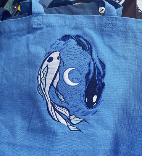 Koi Fish | Medium Reusable Bag – Kind Bag