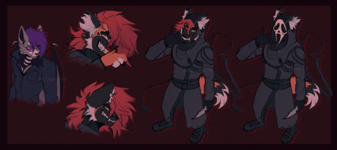 Sketch page comm for @BoxofPuptarts on Twitter