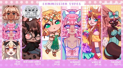 Commissions OPEN (ﾉ◕ヮ◕)ﾉ*:･ﾟ✧