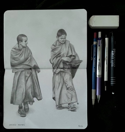 Young Tibetan Monks