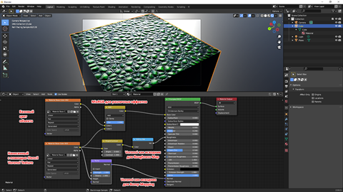 Texture mapping via Nodes in Blender