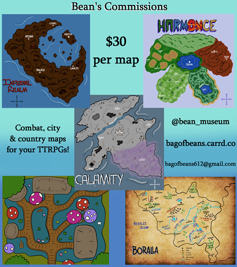 Art Commissions (TTRPG Maps)