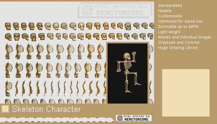 PSRC (LEGACY) Skeleton Character pack