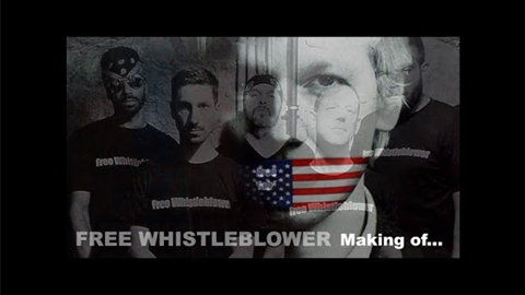 Videoshooting zu "Free Whistleblower" - Making of 