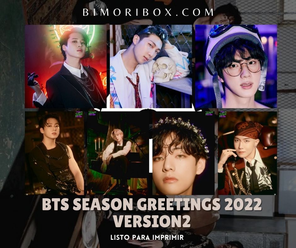 PHOTOCARDS BTS SEASON GREETINGS 2022 FANMADE - BIMORIBOX's Ko-fi Shop ...