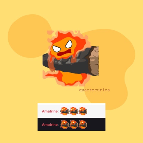 Calcifer Angry Emote | Twitch | Discord - Amatrine's Ko-fi Shop - Ko-fi ...