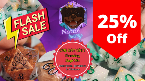 ONE DAY ONLY 25% OFF FLASH SALE!