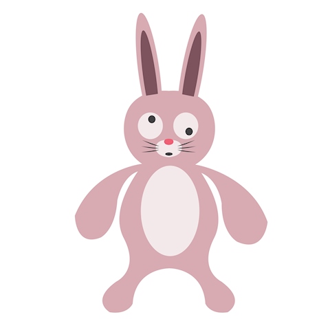 rabbit icon  free vector