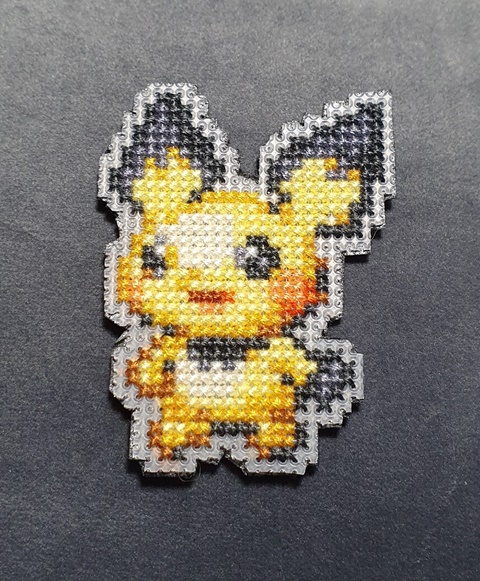 Mimikyu  Pixel art pokemon, Pixel art pattern, Pokemon cross stitch