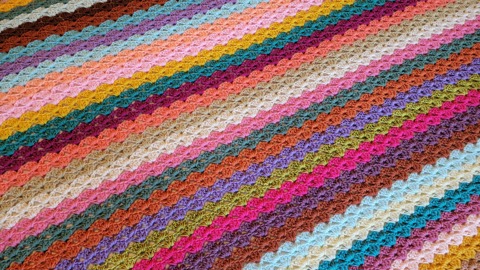 Free Pattern: Sugar Frosted Afghan - Crochet Me Lovely's Ko-fi Shop ...