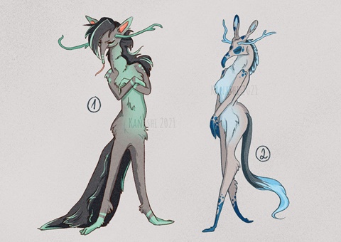 Yesterday, I uploaded those two anthro characters!