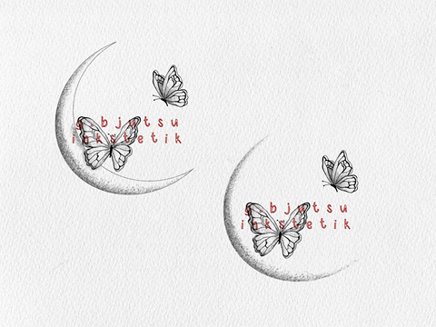 Moon & Butterflies