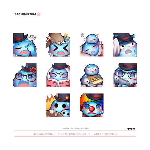 Emotes Commission - SofisBroke