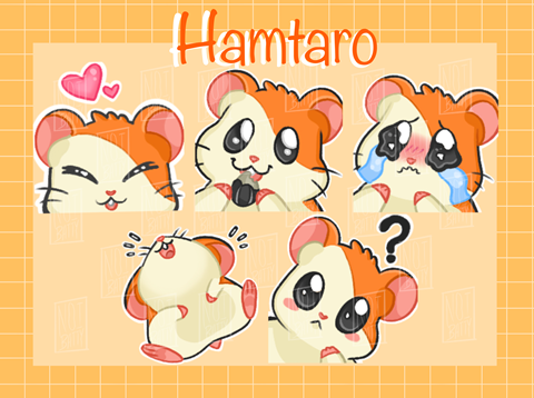 Hamtaro emote pack