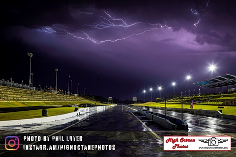 Lightning over the Perth Motorplex