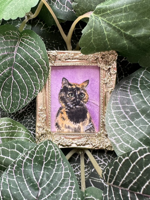 Mini Framed Pet Portrait