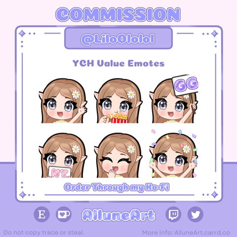 YCH Value Emotes For Lilo
