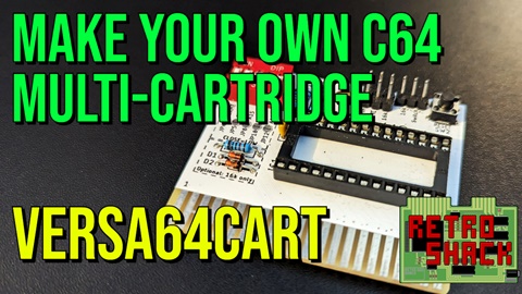 Make your own c64 mult-cart with the versa64cart!