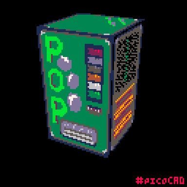 PicoCAD vending machine 2