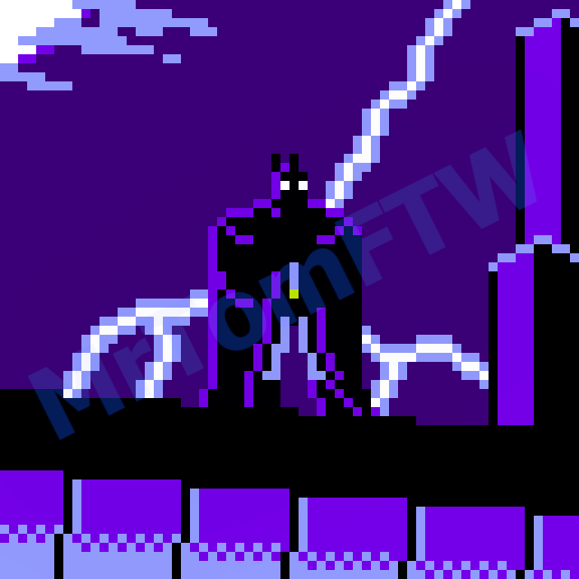 Batman TAS pixel art