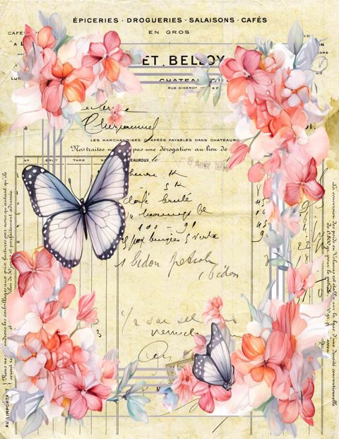 Butterfly Papers 5 - Yvonne Prestons Crafty Little corner 's Ko-fi Shop ...