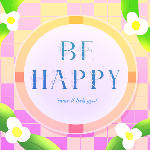 Be Happy Badge