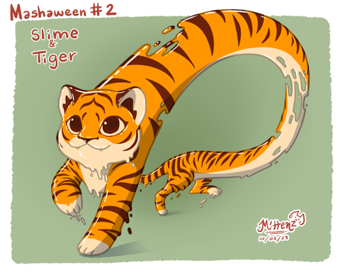 Mashaween Day 2: Slime & tiger