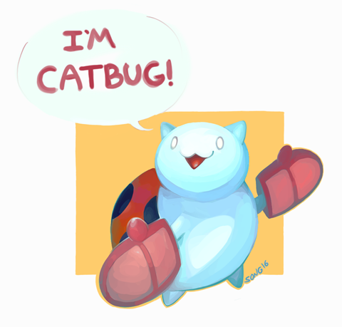 A Cat, But Also A Bug