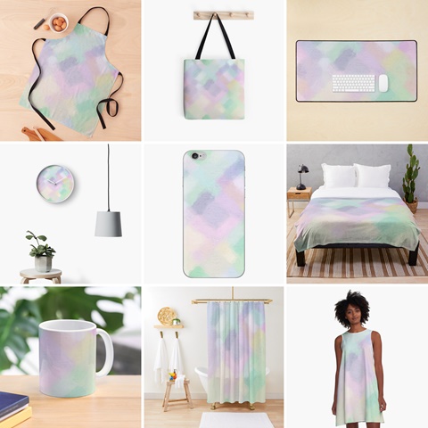 pastels (brushed patterns collection)