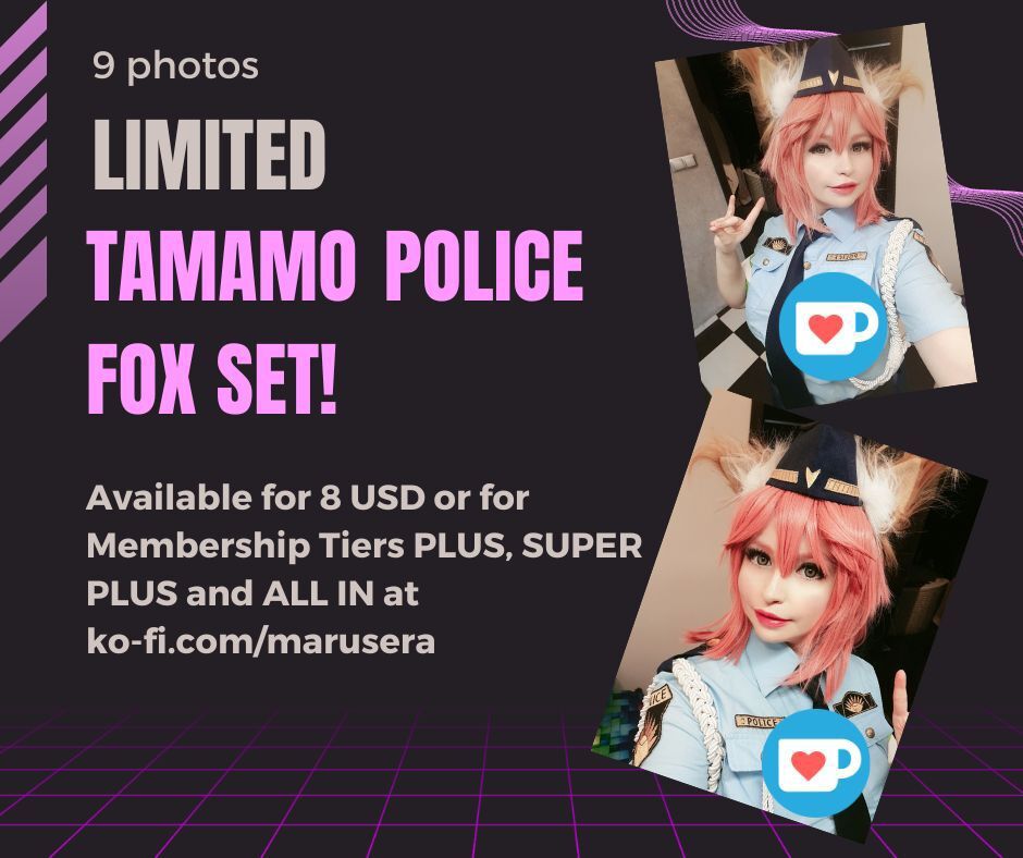 Limited April set - Tamamo Police Fox!