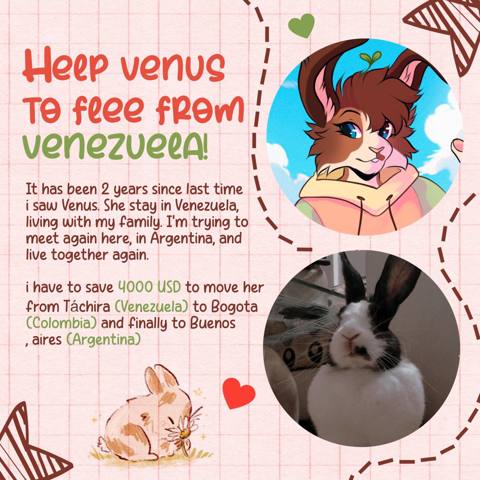 Help Venus to flee from Venezuela!