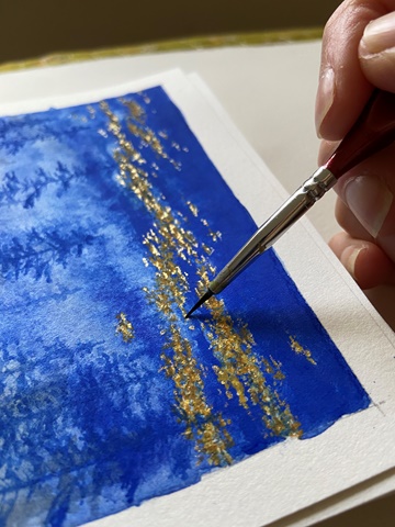 Lapis Lazuli Forest (detail) 