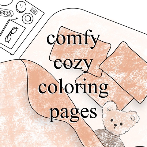 Comfy Coloring Pages!!