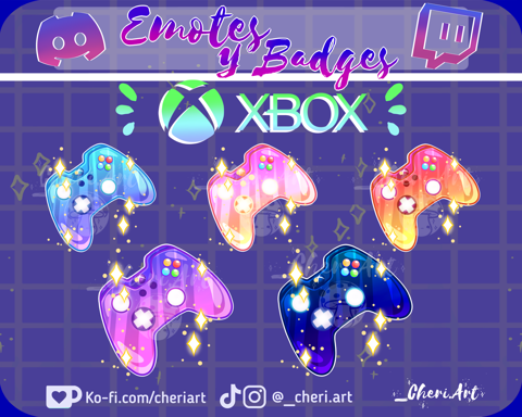 Badges Xbox - Cheri Art || Emotes - badges 's Ko-fi Shop - Ko-fi ️ ...