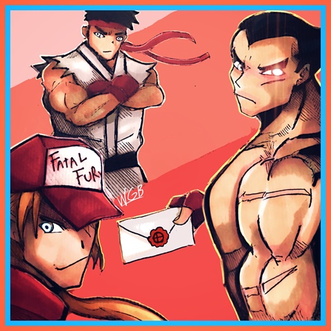 Ryu. Terry and Kazuya 