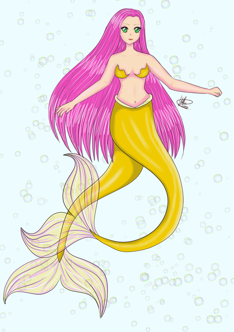 Two tailed mermaid