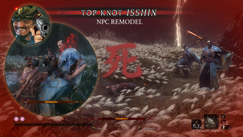 Top Knot Sword Saint (and Inner) Isshin NPC mod