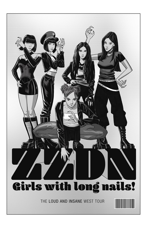 ZZDN- Girls with long nails...