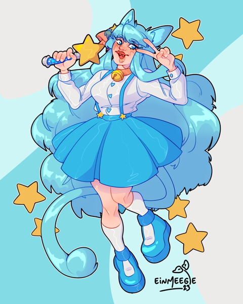 a kitty-cat magical girl~ 🌟