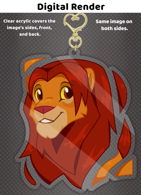 PREORDER Simba and Nala Charms - Imaplatypus&rsquo;s Ko-fi Shop - Ko-fi ️