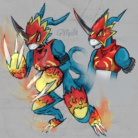 [Digimon] Flamedramon