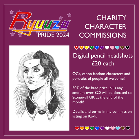 Pride 2024 charity commissions!