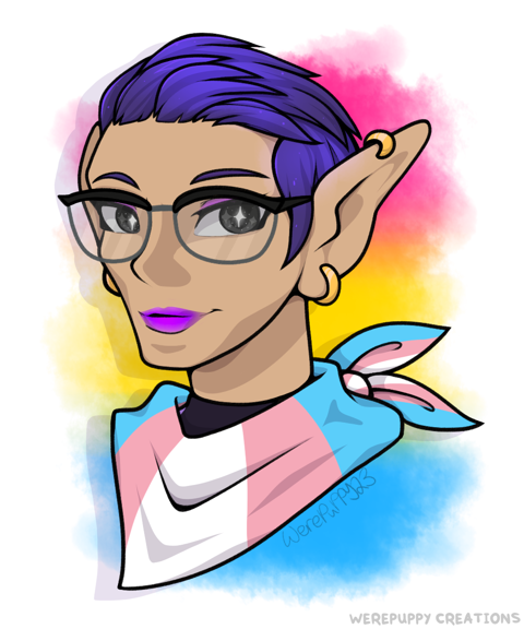 Pride Portrait / Lavender