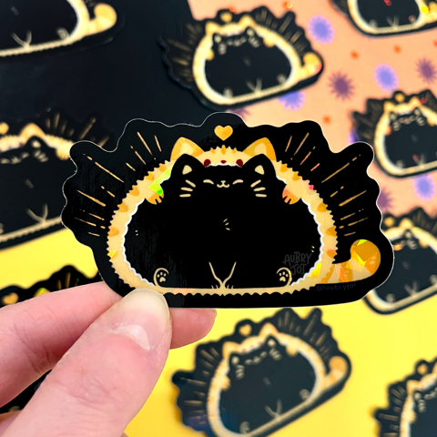 Eclipse Kitty Stickers
