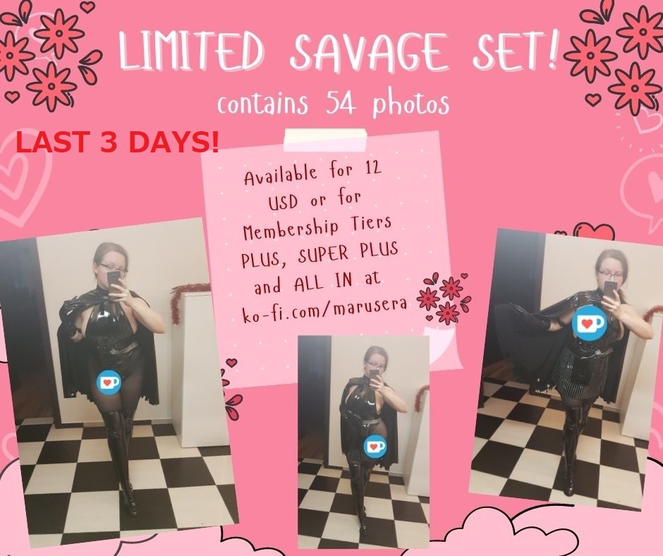 Limited Savage set - last 3 days!